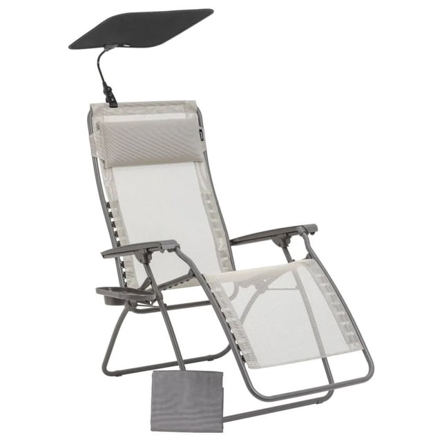 Lafuma Zen Edition Adjustable Relaxation Chair, Multi-Position Armchair, Seigle