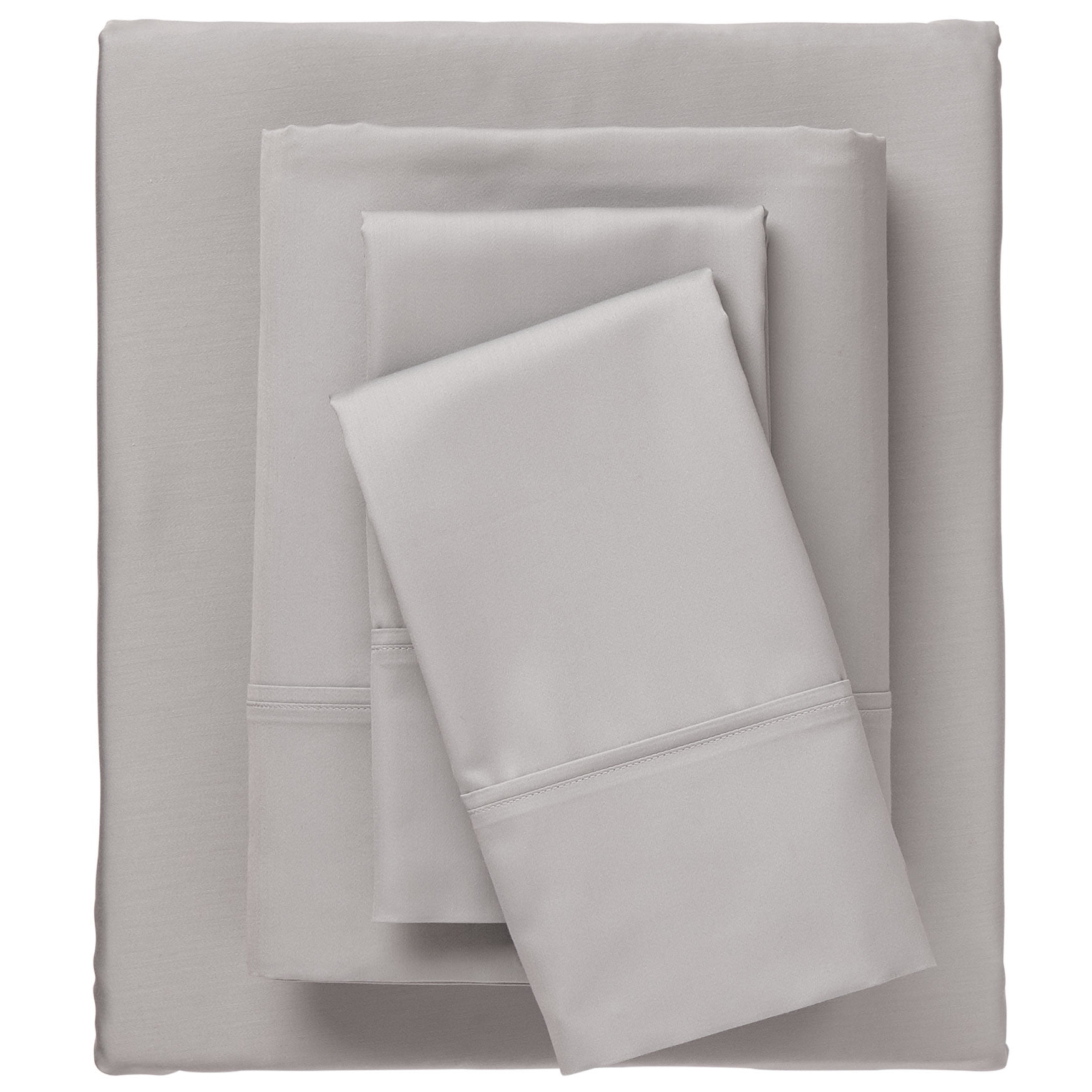 BrylaneHome Bed Tite 800 Thread Count Sheet Set King, Silver