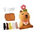 thumbnail image 1 of GUOOL Poupée Capybara Ensemble Unique de Matériel en Laine Bricolage pour Ados Enfants Débutants E, 1 of 9