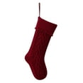 thumbnail image 2 of Dvruxg Christmas Stockings Cable Knitted Large Size Solid Personalized Christmas Stockings Bulk Decorations for Family Holiday Xmas Party Tree Hanging Fireplace Farmhouse, 2 of 4