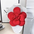 thumbnail image 4 of Chunky Fabric Flower Brooch Pin for Women Girls Fashion Dainty Layered Rose Camellia Flowers Corsage Boutonniere Brooches Lapel Pins Elegant Wedding Holiday Party Dress Accessories Jewelry, 4 of 11
