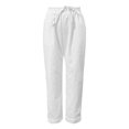 thumbnail image 4 of MKLEKYY Jeans pour Femmes Pantalon Décontracté Multicolore Grande Taille Beige, 4 of 4
