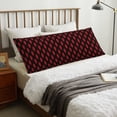 thumbnail image 5 of Bixox Red Beautiful Lips Print Body Pillow Cover with Zipper Closure, Cozy Fuzzy Fleece Body Pillow Case Cover 20 x 54 Inches,Long Body Pillow Pillowcase, 5 of 6