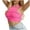 Hot Pink, variant on Uaswgudfs Women's Cotton Sleeveless Racerback Basic Crop Tank Tops Stretchy Casual Jogging Workout Yoga Sports Shirts Blouse