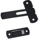 thumbnail image 3 of Pestillo de puerta Pestillo de puerta de acero inoxidable de alta calidad, adecuado para pestillo de puerta corredera y ventana, granero, hogar, exterior (negro), 3 of 5