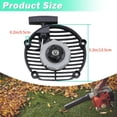 thumbnail image 2 of JIAHAOO Handheld Gas Blower Recoil Starter Plastic 100% New Direct Replacement for Husqvarna 125B 125BX 125BVX 170 Mph 2-Stroke Models, 2 of 9