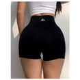 thumbnail image 1 of Pantalones cortos deportivos de verano para fitness, cintura alta, ajustados, elásticos, color melocotón, para yoga, de secado rápido y anti-caminar para mujer, 1 of 6