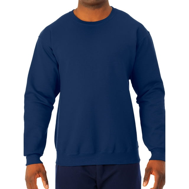 Jerzees Men's Adult Crew Sweatshirt, Navy, X-Large