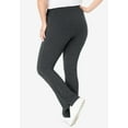 thumbnail image 3 of Woman Within Women's Plus Size Tall Stretch Cotton Bootcut Pant, 3 of 6