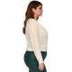 thumbnail image 2 of Blusa elegante Roman Fashion/Tallas Extras, 7025 (Hueso) blanco 42 Roman Fashion BL-ST-7025-BLANCO-ALL, 2 of 8