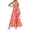 Floral Orange, variant on PRETTYGARDEN Women Strapless Maxi Dress Summer Floral Tube Top Ruched Beach Spring Wedding Guest Long Dresses