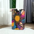 thumbnail image 6 of Yayeee Freestanding Laundry Hamper with Handle Collapsible Large Storage Basket for Clothes, Futuristic Circles, 6 of 7