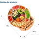 thumbnail image 5 of Tabla de Quesos Bluelander, Juego de Tablas y Cuchillos, Cuencos y Tenedores, Diseño Circular, Bambú, 5 of 5