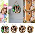 thumbnail image 5 of Plaque de Porte de Pâques Bienvenue Pâques en Bois Adaptée pour Porte d'Entrée Pâques Suspendable avec Lapin de Pâques Adaptée pour Porte d'Entrée et Mur., 5 of 5