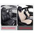 thumbnail image 4 of Fundas de asiento de coche de 5 asientos de cuero Nappa para Hyundai Elantra 2004 2005 2006 2007 2008 2012 2013 2014 2015 2016 2017 2011 accesorio, 4 of 5