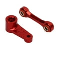 thumbnail image 1 of RC Servo Horns Set, Durable Reliable RC Steering Gear Rod Easy Replaceable Aluminum Alloy  For 1/8 RC Automotive Red,Black, 1 of 8