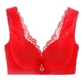 thumbnail image 4 of dmqupv Womens Bras Full Cup Thin Underwear Plus Size Five Wireless Sports Bra Lace Bra Cover Cup Large Size Vest Bras D Size 46/105E, 4 of 4