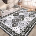 thumbnail image 3 of FULIE Rug for Living Room Washable Non-slip Area Rug,4'x6'Rug,Black/White, 3 of 7