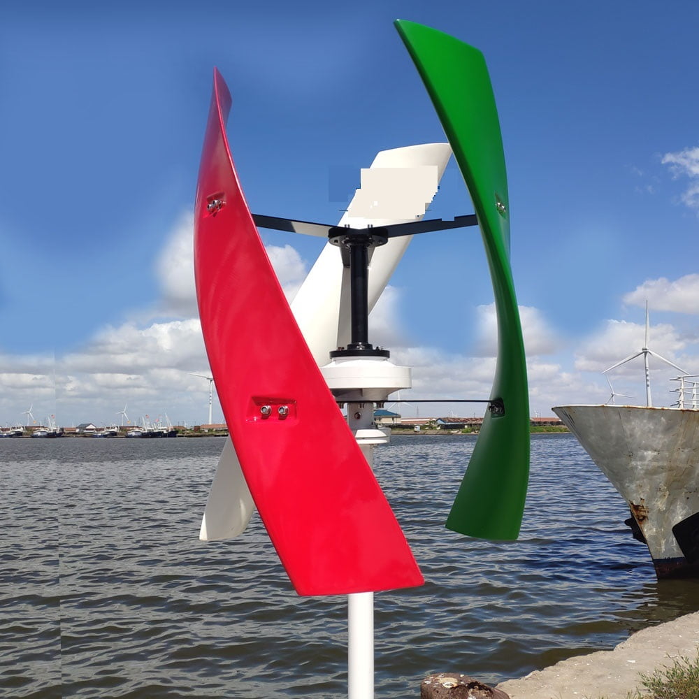 Energy Windmill 400w 600w 800w Vertical Axis Permanent Maglev Wind Turbine Generator 12v 24v 48v With MPPT Controller