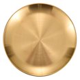 thumbnail image 4 of IFANLANDOR Assiette à Salade en Acier Inoxydable Doré Rangement Rond 1Pcs, 4 of 8