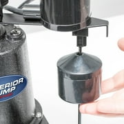 Superior Pump 92541, 1/2 HP, 4.9 Amps, 115 V, Black Electric Water Sump Pump