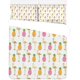 thumbnail image 1 of Juego de ropa de cama de 3 piezas ABPHQTO Funda nórdica de flamenco y piña con 2 fundas de almohada, 1 of 4