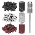thumbnail image 3 of HERRAMIENTA DE PEDICURA DE MANICURA, 210 PCS BANDAS DE LIJADO DE UNadas Profesionales 80/120/180 Establecimiento Resistencia A la Abrasión Con Caja de Almacenamiento para Brocas de, 3 of 7