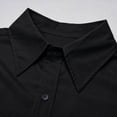 thumbnail image 5 of Guluxicc Men's Summer Tops Button Down Collared Short Sleeve Classic Business Casual Shirts with Pockets, 5 of 9