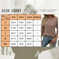 thumbnail image 4 of SHIBEVER Long Sleeve Sleeve for Women Tops Casual Ribbed Knit Fall Sweater Casual Crew Neck Sweatshirts Pullover Tops Loose Lightweight Blouses Dressy Tunic Tops, 4 of 6