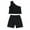 Black, variant on Sngxgn Little Girls Outfits 2 Piece Toddler Long Sleeve Sweatshirt + Leggings Pants Clothing Set(Black,110)