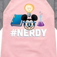 thumbnail image 3 of Disney Emoji - Nerdy Mickey - Toddler And Youth Girls Raglan Graphic T-Shirt, 3 of 5