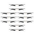 thumbnail image 4 of 10Pcs Eyebrow Ruler Stencil Multi Color Tattooing Assistance Beauty Salon Use, 4 of 9