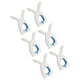 thumbnail image 1 of 6 clips de plástico para toallas , clips para sillas, soporte para toallas para sillas de piscina L L Blanco Azul Gloria Clips para edredón, 1 of 9