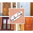 thumbnail image 5 of Pestillo de puerta de 2 piezas, pestillos de seguridad para puerta, pestillo de seguridad de acero inoxidable., 5 of 5