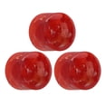thumbnail image 1 of Bouton de Volume pour Guitare, 3 Pcs Bouton de Guitare Électrique à Grand Application Joli Design pour Remplacement Rouge, 1 of 8