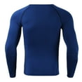 thumbnail image 4 of Compression Shirts for Men - Long Sleeve Black Workout Base Layer Athletic Gym Tops Quick Dry Running Undershirts, 4 of 4
