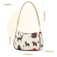 thumbnail image 3 of FORMRS Womens Shoulder Bag with Chain Strap Clutch Purse Cute Tote Handbag, Christmas Forest, 3 of 7
