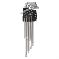Vessel Tools Tamper-proof TORX L-Key Wrench 9PC. Set No.8509TXHU