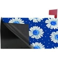 thumbnail image 3 of Coolnut Mailbox Cover Beautiful Daisies On Blue Post Mail Box Cover Magnetic Mail Wraps Cover Oversize 25.4" L x 20.78" W, 3 of 5