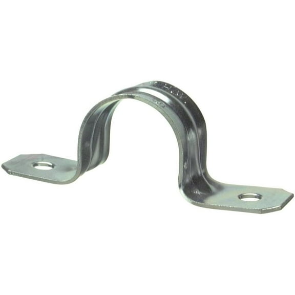 Halex 61205B Two Hole Straps Rigid Steel 100 Piece, 1/2"