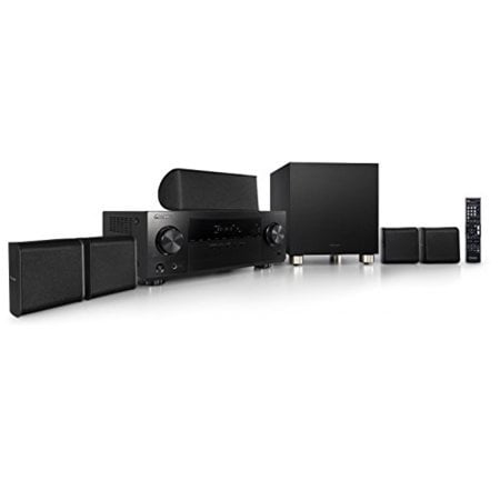 Pioneer HTP-074 5.1 Channel Home Theater Package, Black 4K System Audio Receiver Set
