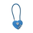 thumbnail image 1 of Candado de corazón BLESIY Candado de Amor Candado pequeño de Metal en forma de corazón azul, 1 of 8