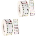 thumbnail image 1 of 1500 Sheets Sticker Labels Bottle Accessories Office Accessory Bottle Supplies Compact Food Label Portable Bottle Label Food Label Decal Tag Decal Office Supplies Student Name, 1 of 5