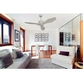 thumbnail image 2 of Goozegg 48 inch Ceiling Fans No Light Remote Control Reverse Airflow, Modern, White, 2 of 7