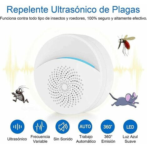 Repulsif Insectes Rongeur Anti-nuisibles à Ultrasons Electronique