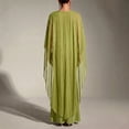 thumbnail image 5 of UDAUDU Womens Chiffon Capes Sheer Shawls & Wraps Elegant Evening Soft Wedding Party Cover Up Green S, 5 of 5