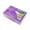 Purple, variant on Pencil Box for Office Supplies Storage Organizer Box,Double Layer Large Capacity Pencil Boxes,Plastic Crayon Box with Snap-tight Lid,Stackable Storage Box for Gel Pens Pencil Case Organizer-Clear