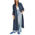 thumbnail image 1 of Free People Womens Rainz Duster Jacket, Blue, Small, 1 of 1