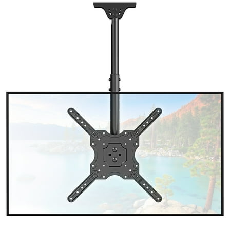 HOMOUNT Ceiling TV Mount for 26"-65" TVs, Full Motion 8 Height Adjustable TV Wall Mount Bracket, Swivel and Tilt, Max VESA 400x400mm, Holds up to 99 lbs
