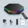 thumbnail image 4 of T95ZPLUS Android TV Box, Allwinner H618, 4GB RAM 32GB ROM, Android 12.0, Dual-Band Wi-Fi, BT5.0, 8K 4K Ultra HD, HDR10, Remote Control, 4 of 9